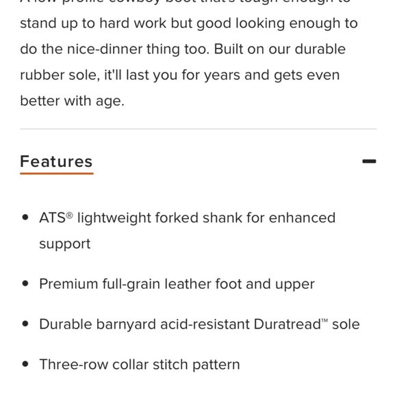 ARIAT Heritage Roper Western Boot - men's 10.5 D - Picture 16 of 16